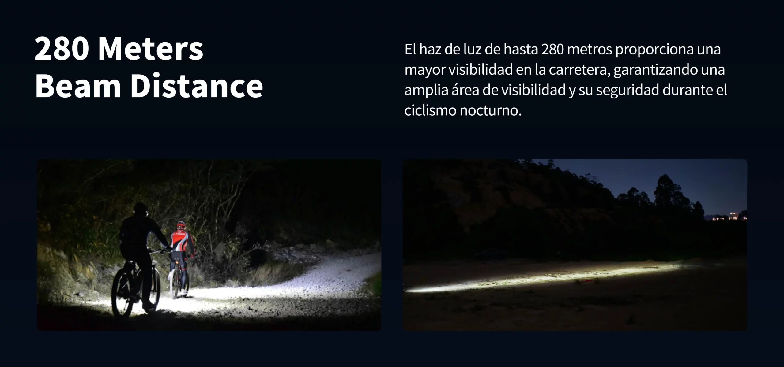 wuben B2 280 metros de distancia